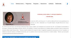 Desktop Screenshot of fundacioncontrasida.org